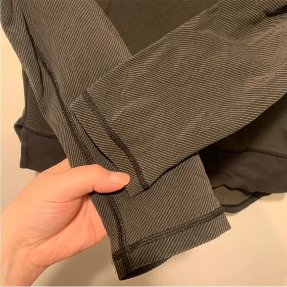 Lululemon After Asana Pullover Telemark Print Black / Black Size 8 - Picture 4 of 11